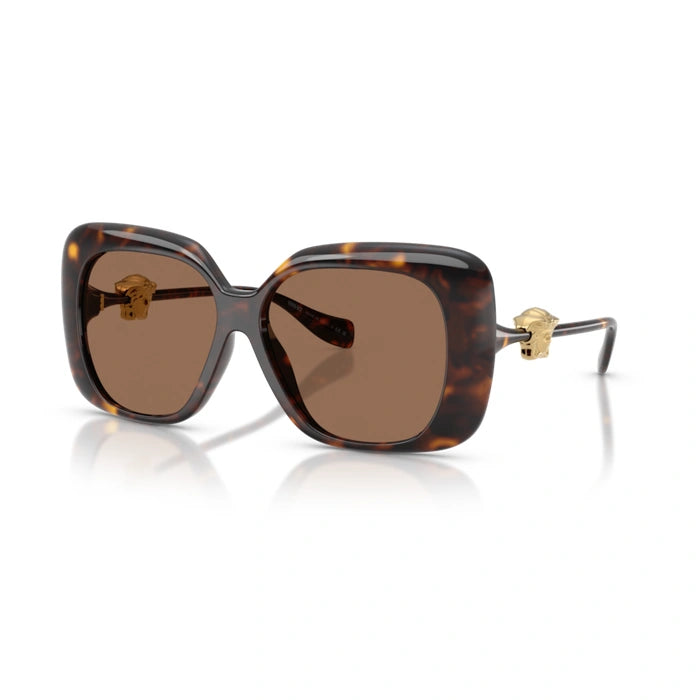 Versace 0VE4499U 108/73 - Havana Woman Sunglasses 7