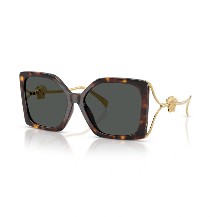 Versace 0VE4502U 108/87 - Havana Woman Sunglasses 7