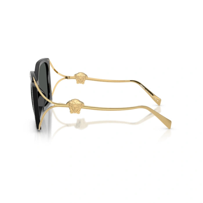 Versace 0VE4502U 550787 - Black Strass Crystal Woman Sunglasses 2