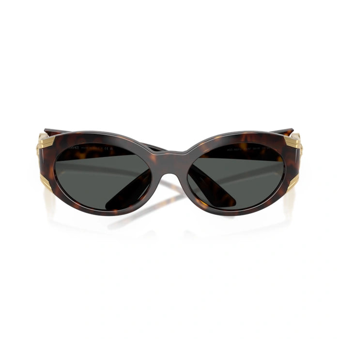 Versace 0VE4503U 108/87 - Havana Woman Sunglasses 5