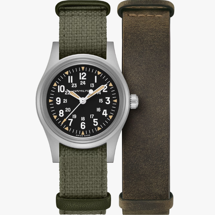 Hamilton Khaki Field Mechanical 250 Anniversary Black 36mm Dial Men's Watch H89399930