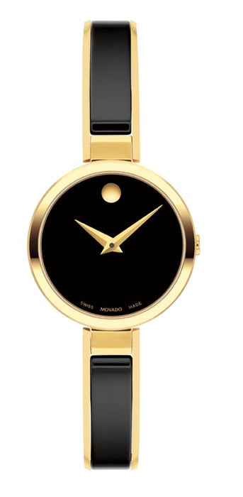 Movado Moda Black Museum Dial Women's Watch 0607714