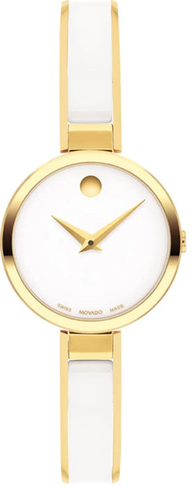 Movado Moda White Museum Dial Women's Watch 0607715