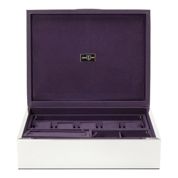 Wolf Silver Silver Large Watch Jewelry And Legacy Box 190005_3