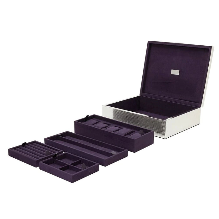Wolf Silver Silver Large Watch Jewelry And Legacy Box 190005_4