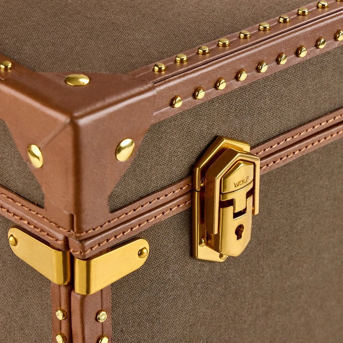Wolf Khaki Ida Extra Large Jewelry Trunk 190044_8