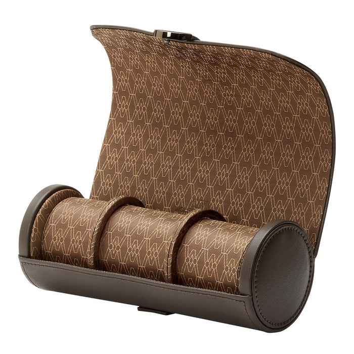 Wolf Earth Triple Watch Roll Coffee 190606_3