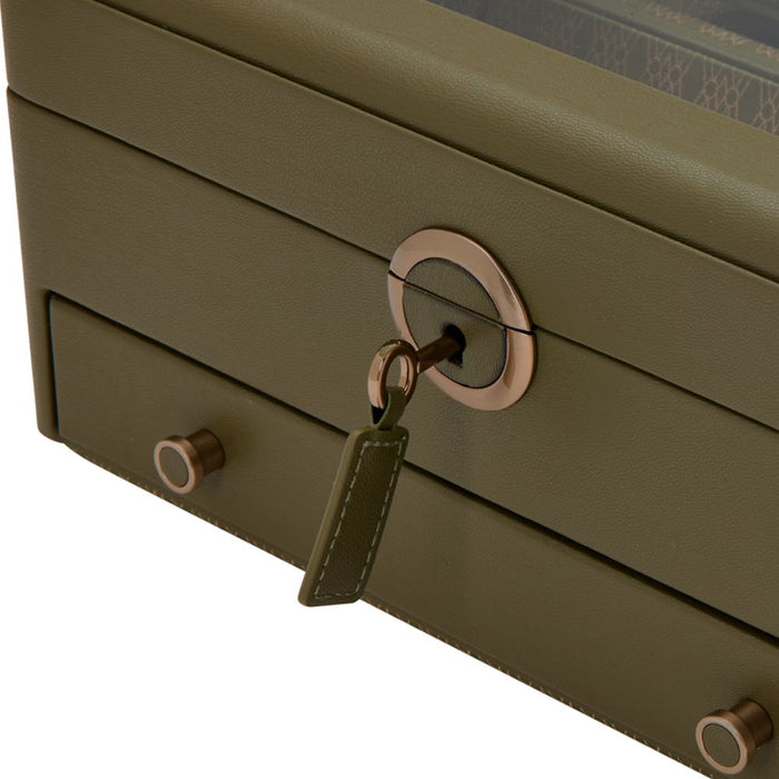 Wolf Earth Watch Stand Box Olive 190741_7