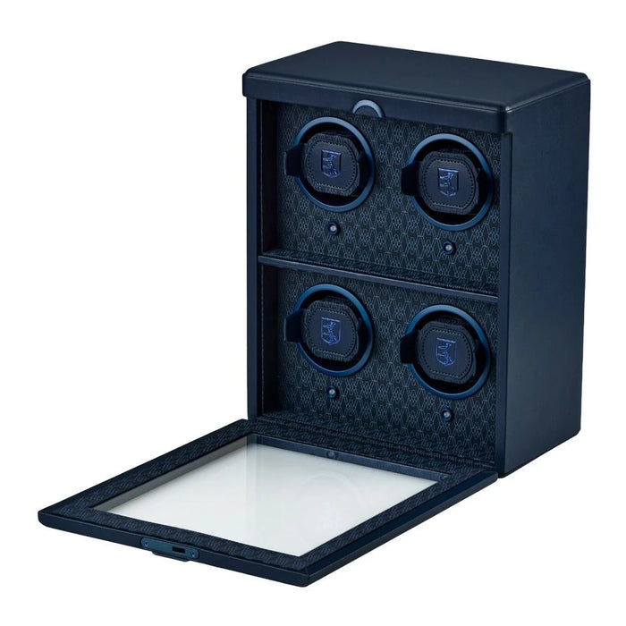 Wolf Midnight Blue Earth 4 Piece Watch Winder 191417_3