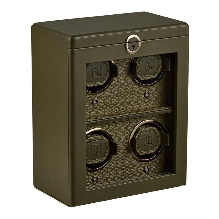 Wolf Olive Earth 4 Piece Watch Winder 191441_2