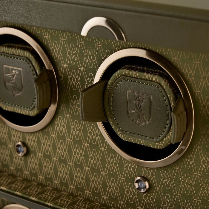 Wolf Olive Earth 4 Piece Watch Winder 191441_4