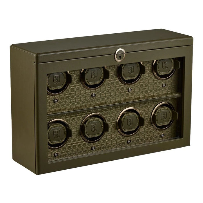 Wolf Olive Earth 8 Piece Watch Winder 191841_2