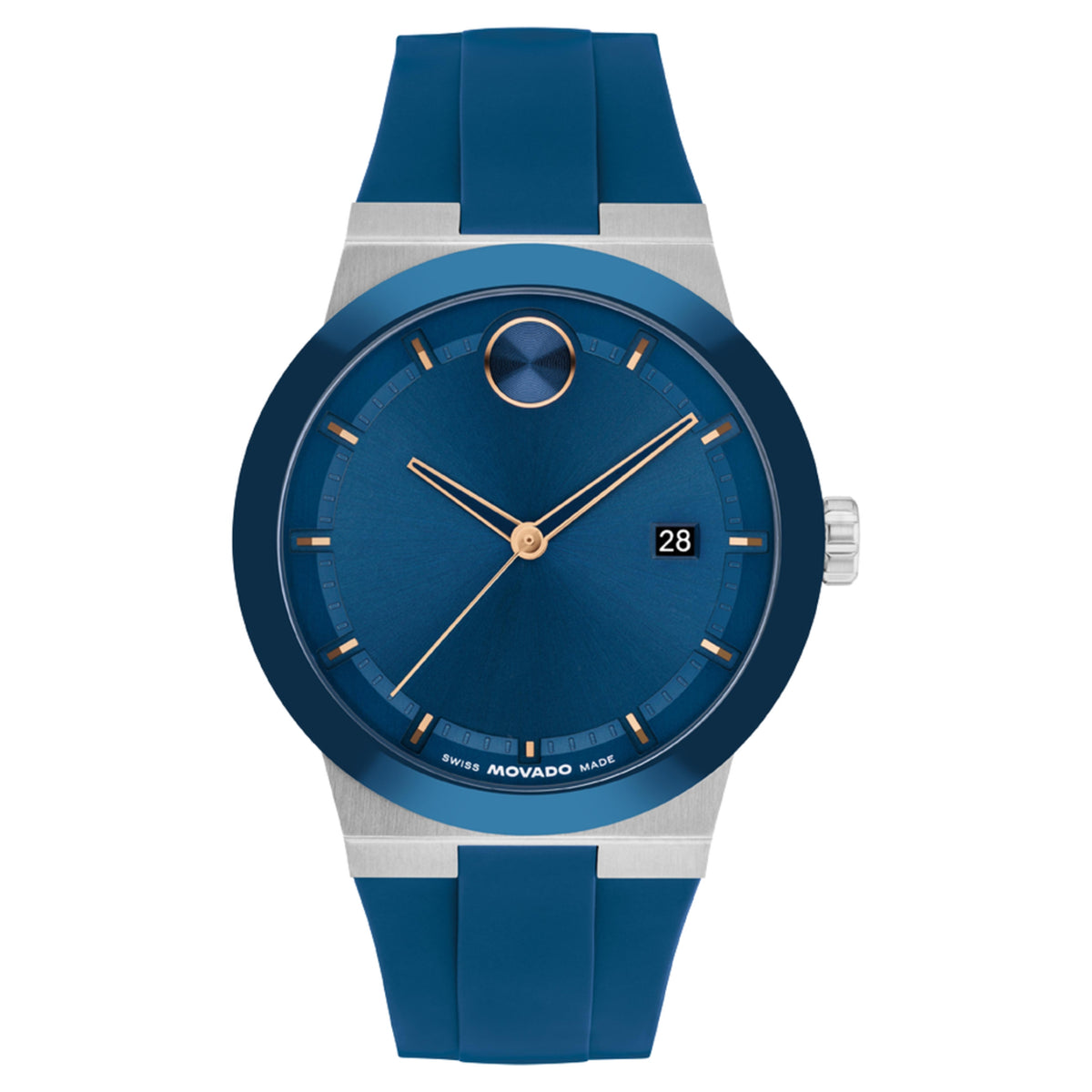 Movado Bold Fusion Blue Dial Ceramic Men's Watch 3601193 — The luxury ...