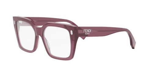 Fendi Roma FE50085I 081 Matte Dark Bronze Square Women's Eyeglasses