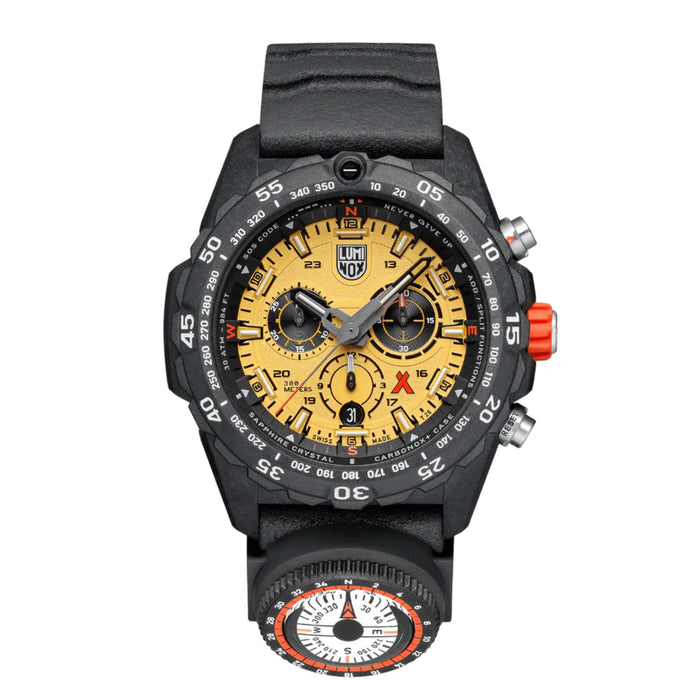 Luminox Bear Grylls Survival 45mm Chronograph Yellow Dial Outdoor Men's Watch XB.3745