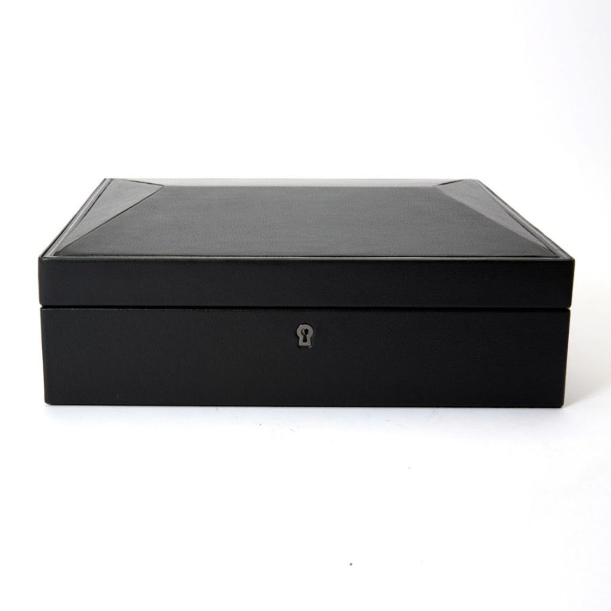 Wolf British Racing Black Vegan Leather 15 Piece Watch Box 793202 ...