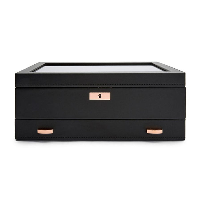 Wolf Axis 10 Piece Copper Watch Box with Drawer 488216