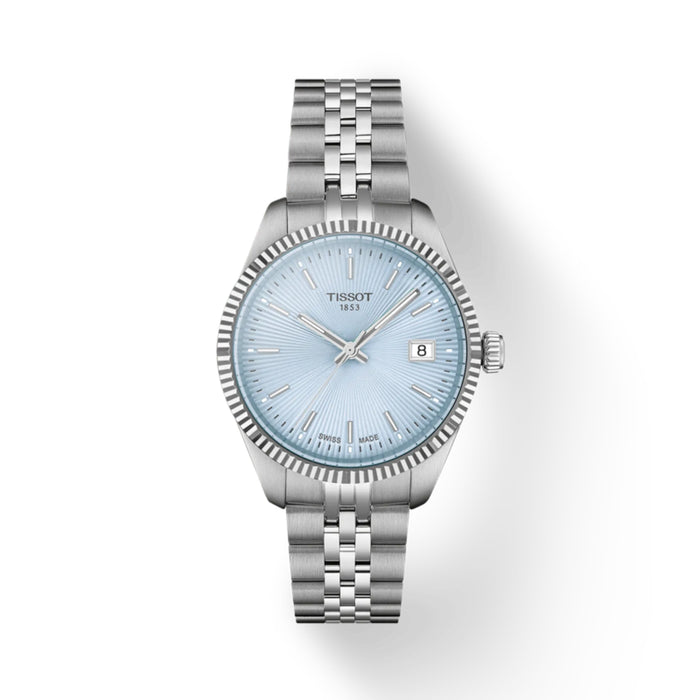 Tissot Ballade 34 mm Steel Ice Blue Dial Quartz Women's Watch T1562101135100