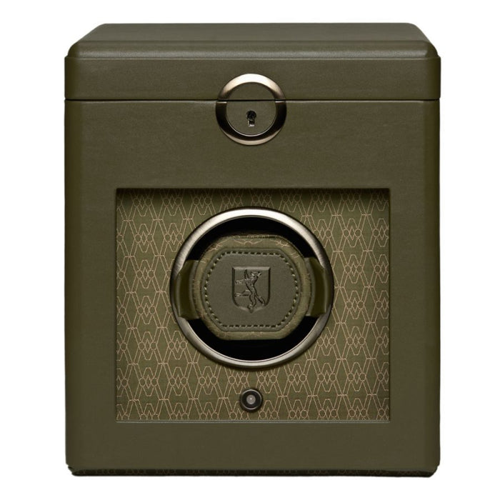 Wolf Earth Single Olive Apple Leather Watch Winder 190341