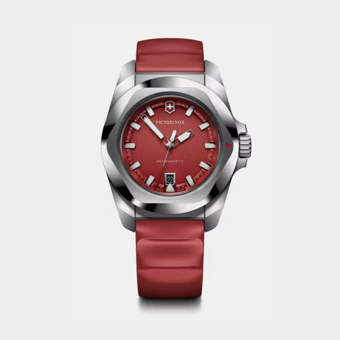 Victorinox I.N.O.X. Quartz Red Dial Men's Watch 242029
