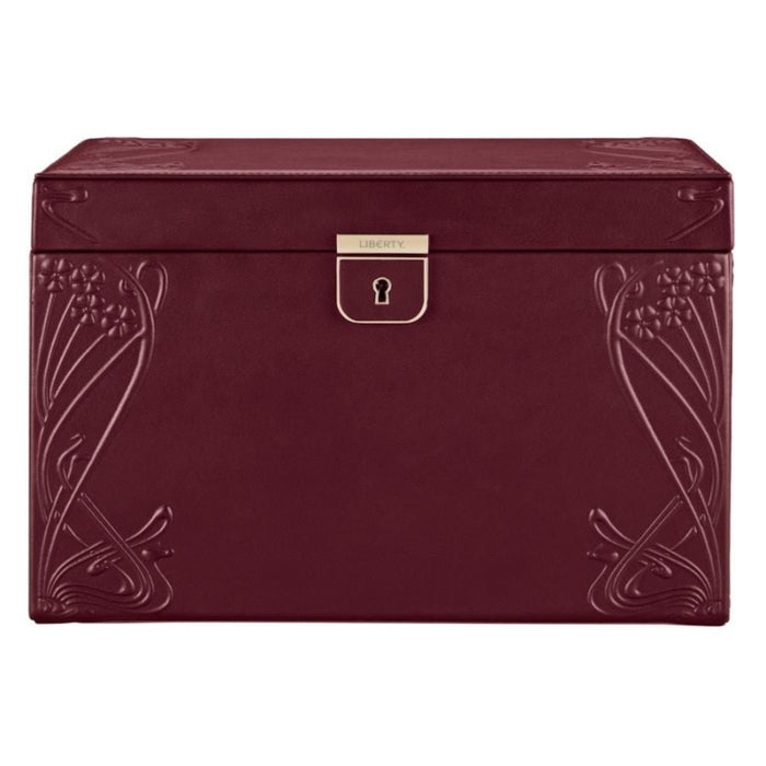 WOLF X LIBERTY Lanthe Large Jewelry Box - Burgundy 381027