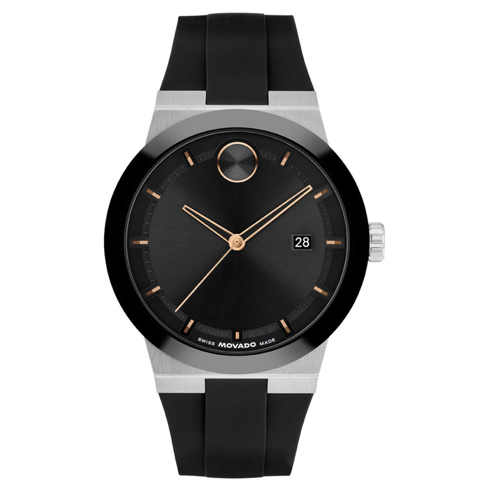 Movado Bold Fusion Black Dial Quartz Chronograph Men's Watch 3601079