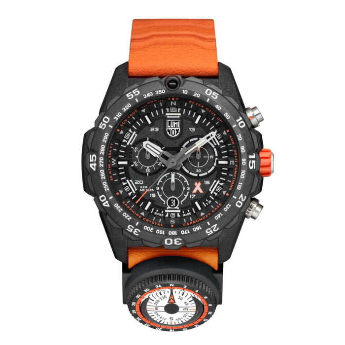 Luminox Bear Grylls Survival 45mm Chronograph Black Dial Outdoor Men's Watch Xb.3749