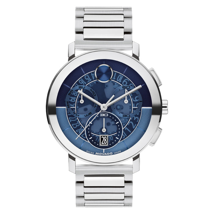 Movado Bold Evolution 2.0 Blue Dial Bracelet Men's Watch 3601299