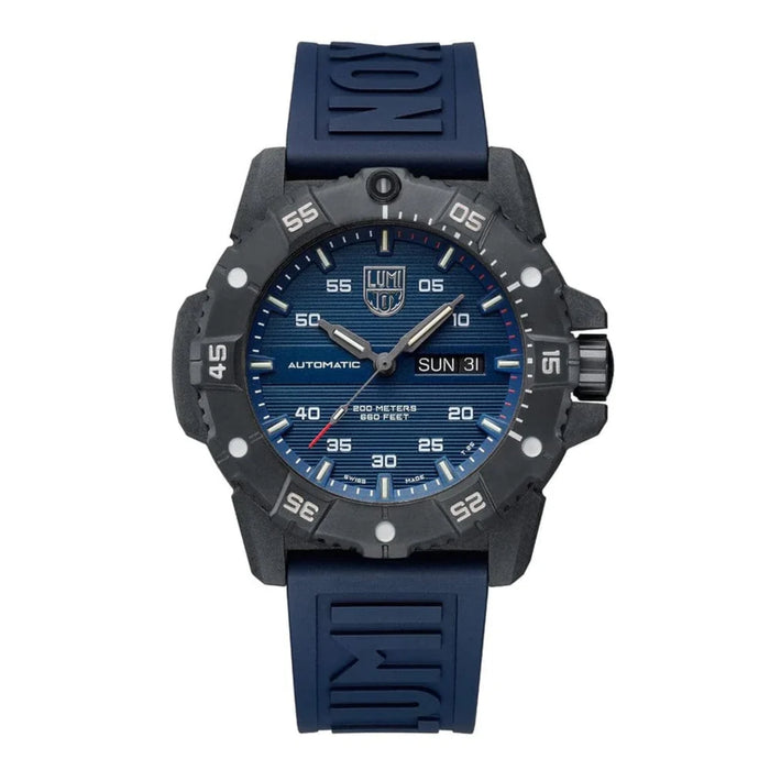 Luminox Master Carbon SEAL Automatic 45mm Blue Dial & Strap Dive Men's Watch XS.3863