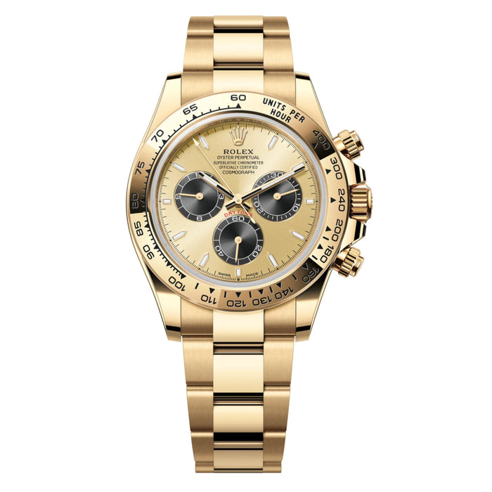 Rolex Cosmograph Daytona 40mm Yellow Gold Champagne and Black "YML/Pikachu" Dial New 2025 - 126508
