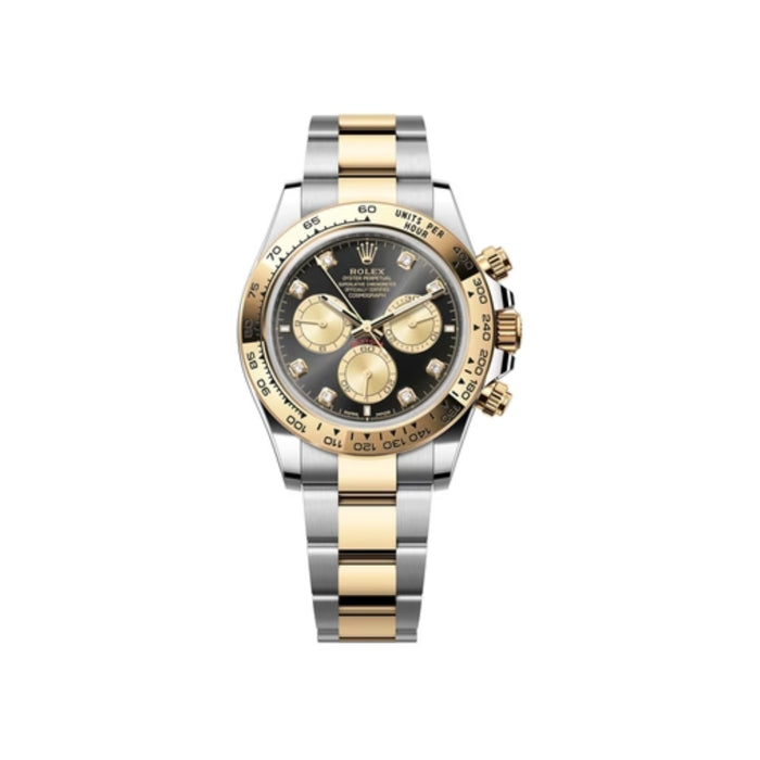 Rolex Cosmograph Daytona 40mm Two-Tone Yellow Gold Black Diamond Dial New 2025 - 126503