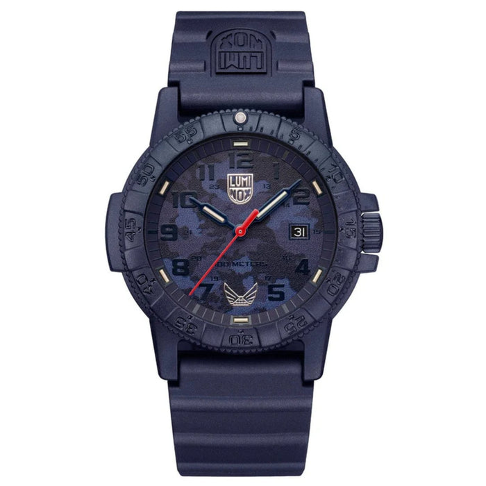 Luminox Volition America Leatherback Sea Turtle Giant 44mm Navy Out Tonal Camo Dial Men's Watch XS.0323.VOL
