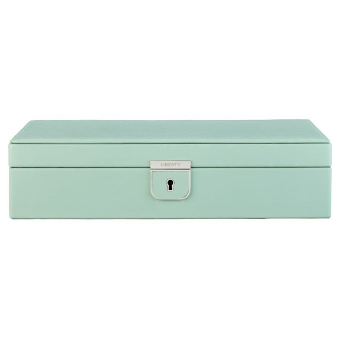 WOLF X LIBERTY Julia Interior Print Medium Jewelry Box - Sage Green 381151