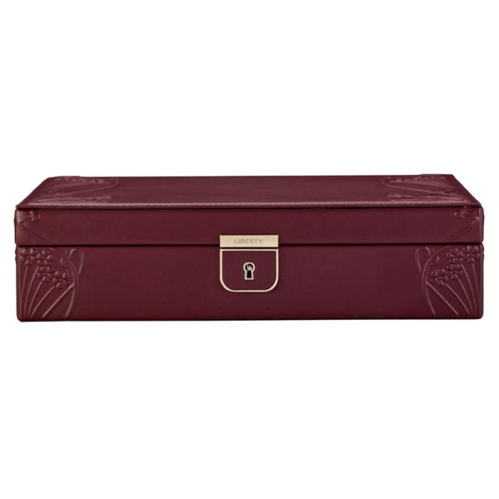 WOLF X LIBERTY Ianthe Medium Jewelry Box - Burgundy 381127