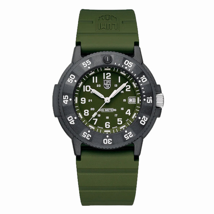 Luminox Original Navy SEAL EVO 43mm Green Dial Military Watch XS.3013.EVO.S