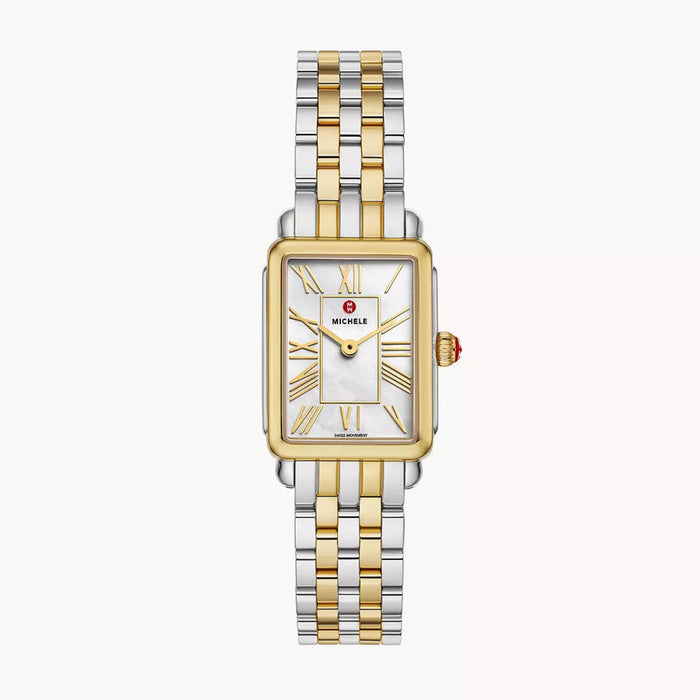 Michele Deco Park Two-Tone 18K Gold-Plated Women's Watch MWW06E000145