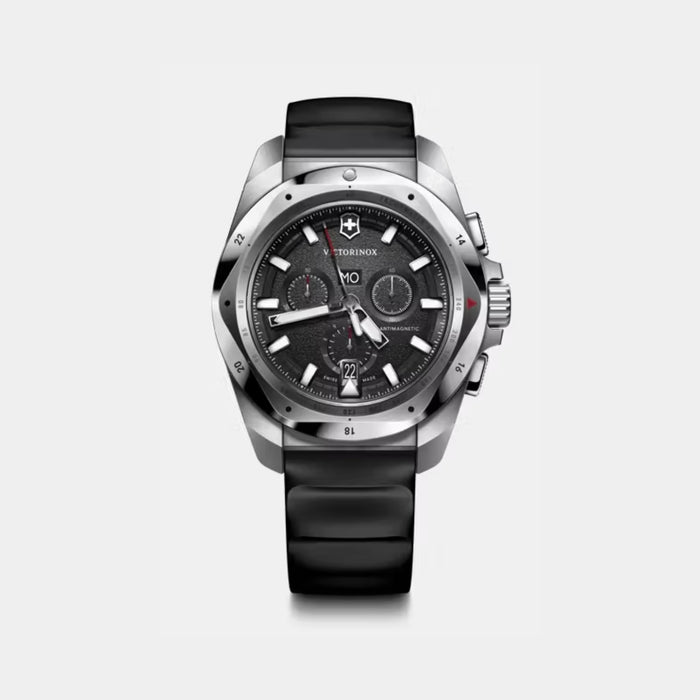 Victorinox I.N.O.X. Chrono Black Dial Men's Watch 241983