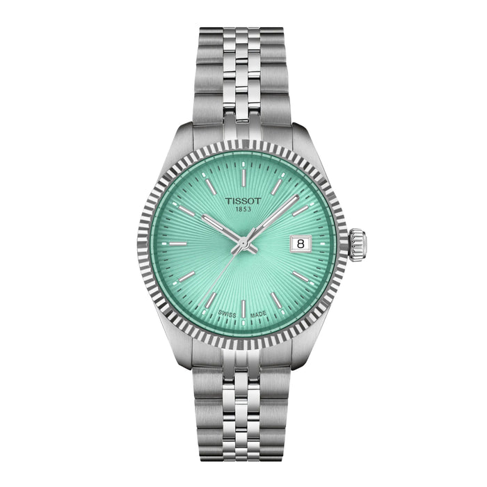 Tissot Ballade 34mm Steel Mint Green Quartz Women's Watch T1562101109100