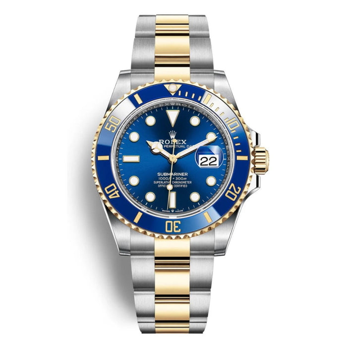 Rolex Submariner 41mm Two-Tone Yellow Gold Blue Dial Blue Bezel "Bluesy" New 2025- 126613LB