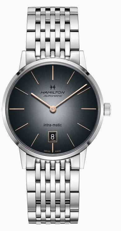Hamilton American Classic Intra-Matic Auto Grey Dial Men's Watch H38455181