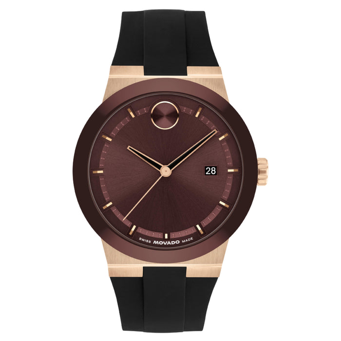 Movado Bold Fusion Cherry Light Rose Gold Men's Watch 3601214