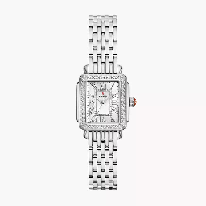 Michele Deco Madison Mini Diamond Stainless Steel Watch MWW06D000171