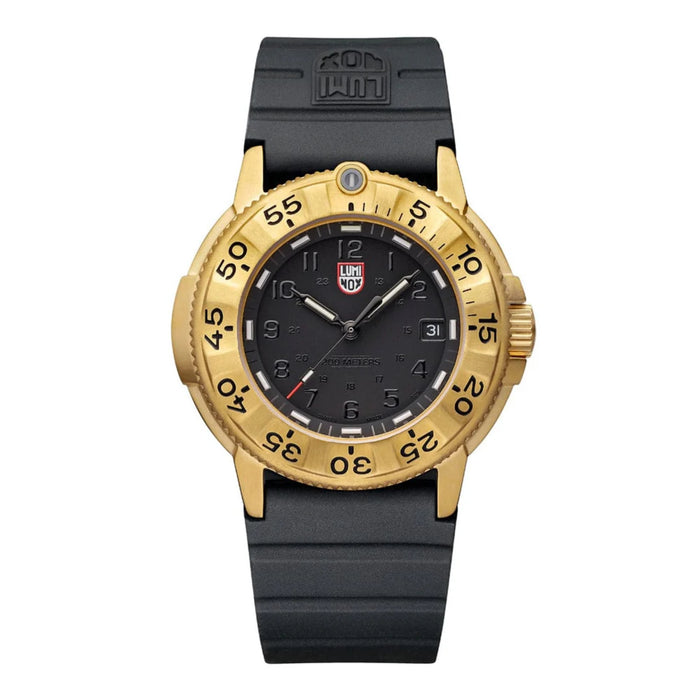 Luminox Navy SEAL Foundation 3220 43mm Military Dive Gold Edition Men's Watch XS.3221.NSF