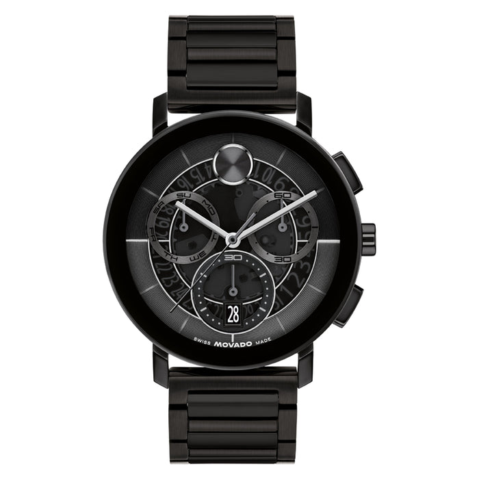 Movado Bold Evolution 2.0 Black Dial & Bracelet Men's Watch 3601264