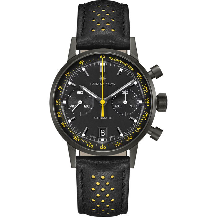 Hamilton American Classic Intra-matic Auto chrono 40mm Black Men's Watch H38446731