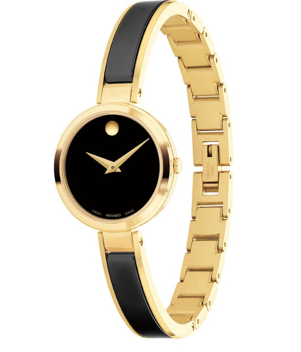 Movado Moda Black Museum Dial Women's Watch 0607714