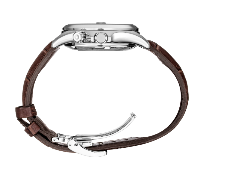 Seiko Prospex Alpinist Green Dial Brown Leather Strap Men's Watch SPB121