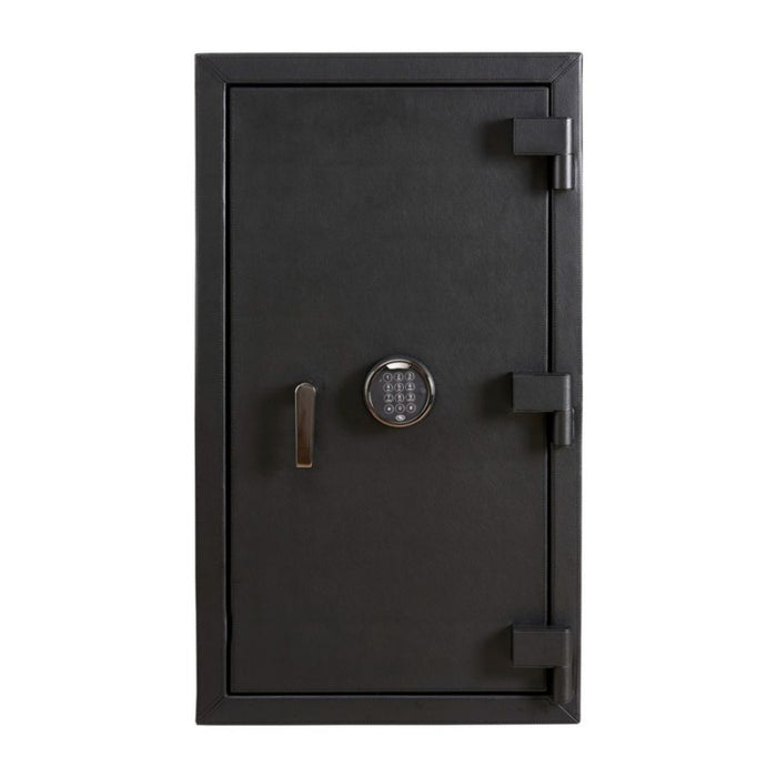 Wolf Athos Black Vegan Leather Watch Winder and Jewelry Safe 49000003