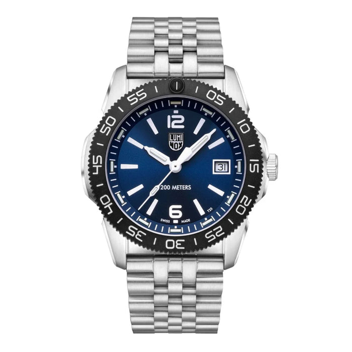 Luminox Pacific Diver 39mm Ripple Dive Dark Blue Dial Men's Watch XS.3123M.SET