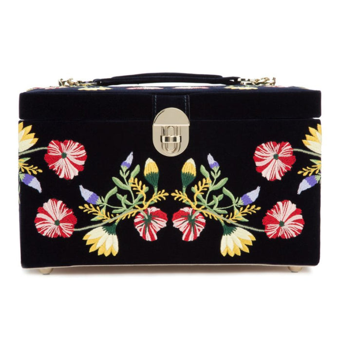 Wolf Zoe Indigo Medium Jewelry Box 393116